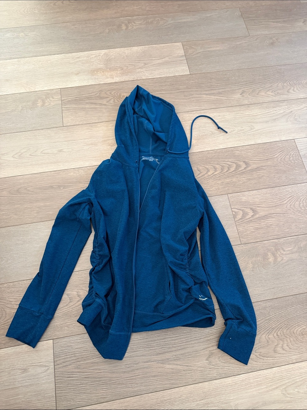 Beyond the Bump Navy Hooded Zip Sweatshirt